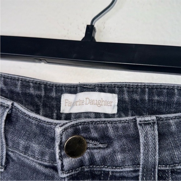 Favorite Daughter Women's Straight Leg Jeans - Charcoal - Picture 8 of 11